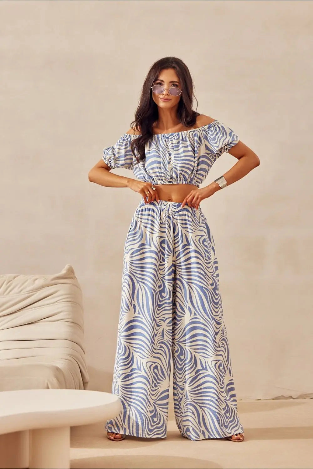  Pantalon femme model 214534 Roco Fashion 