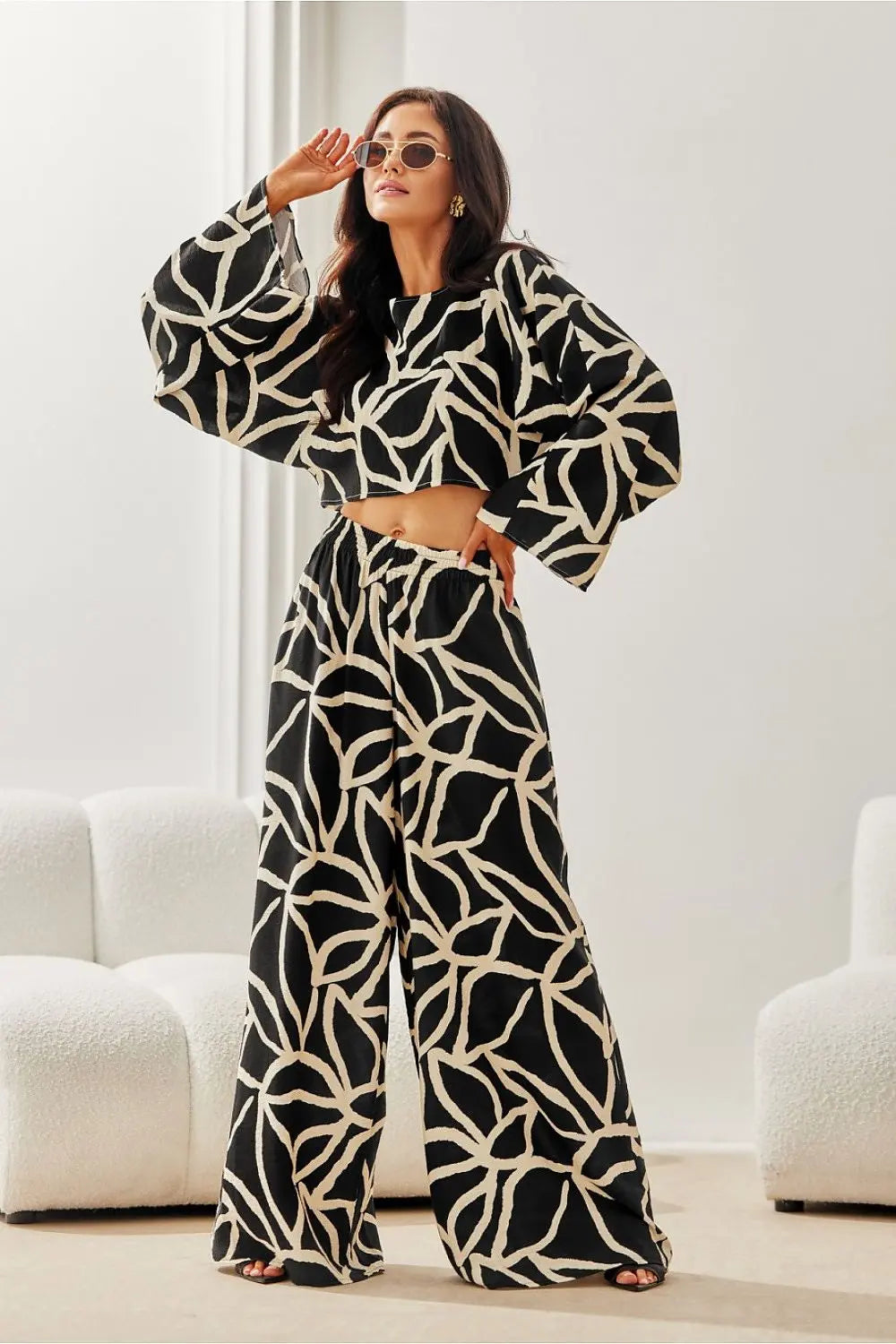  Pantalon femme model 214535 Roco Fashion 