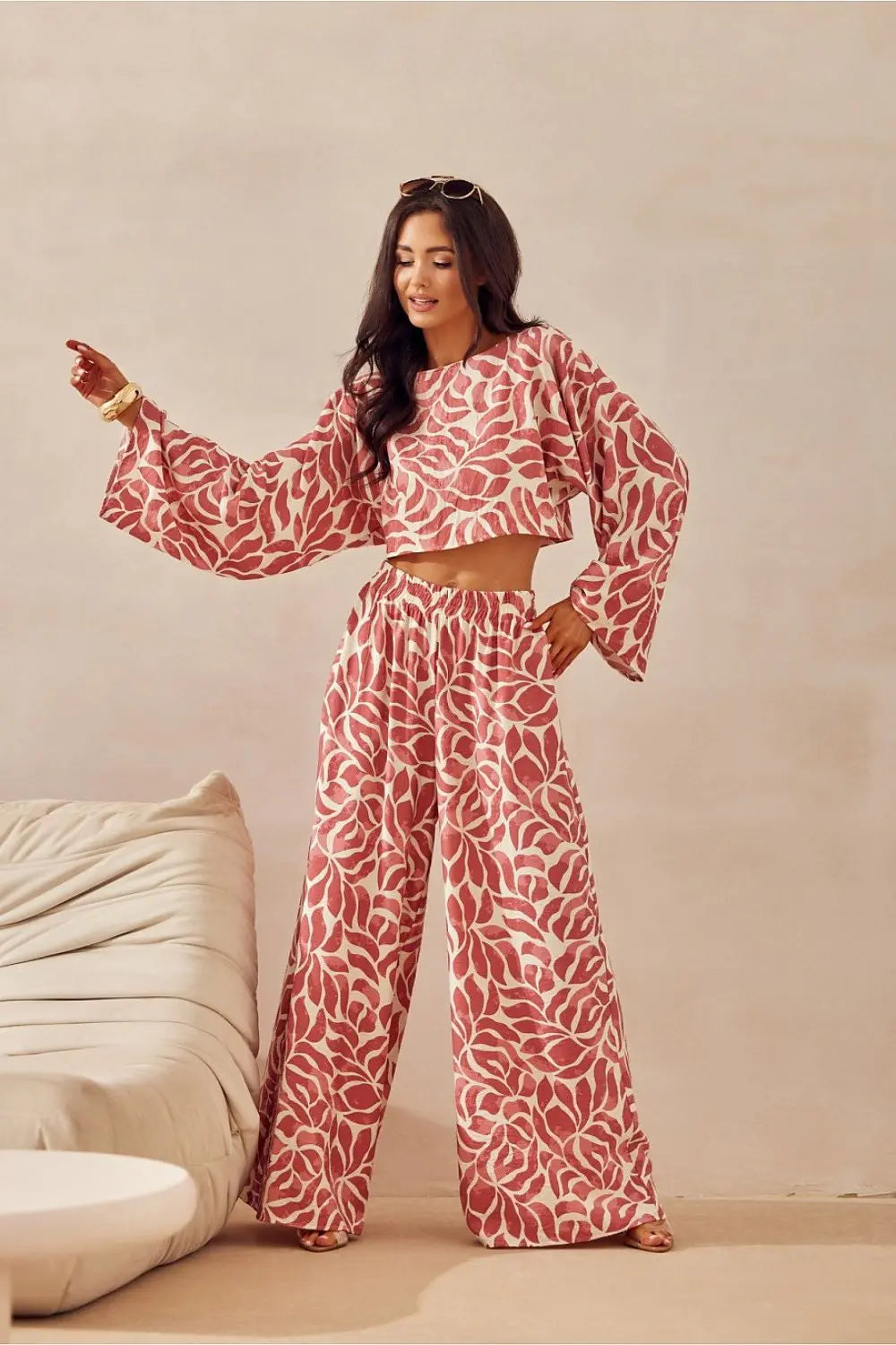  Pantalon femme model 214536 Roco Fashion 