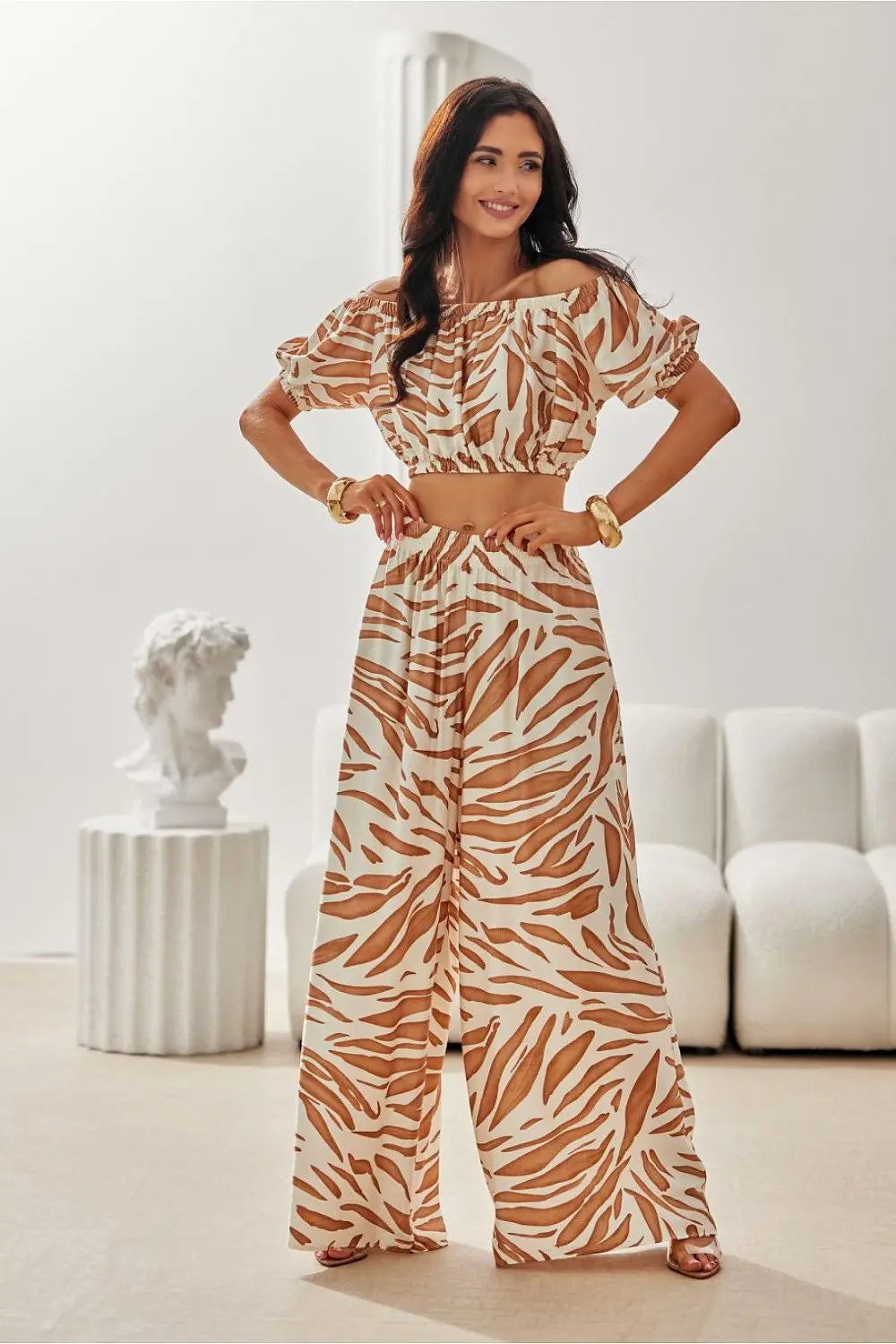  Pantalon femme model 214537 Roco Fashion 